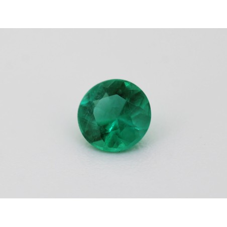 Emeraude ronde 5mm 0.42ct