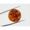 Ambre cabochon rond 20mm 10.28cts