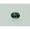 Saphir vert fin ovale 7x5mm 1.02ct