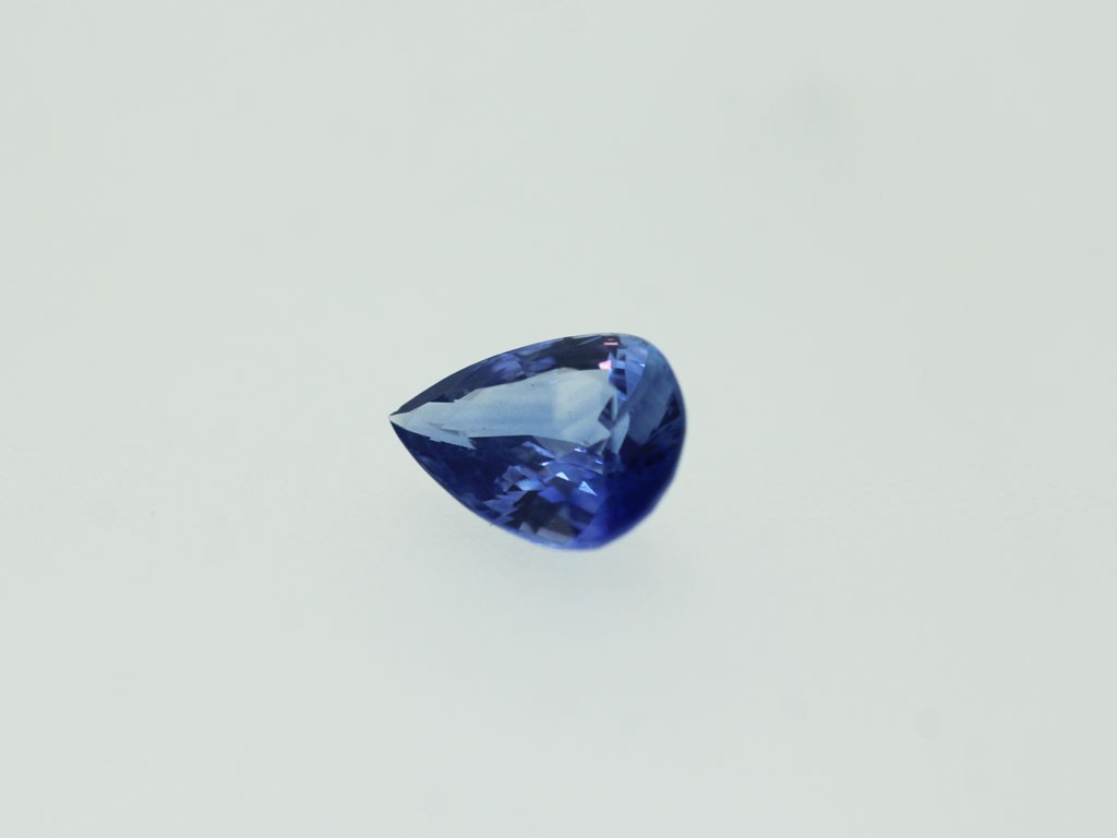 Saphir fin poire 8x6mm 1.14ct