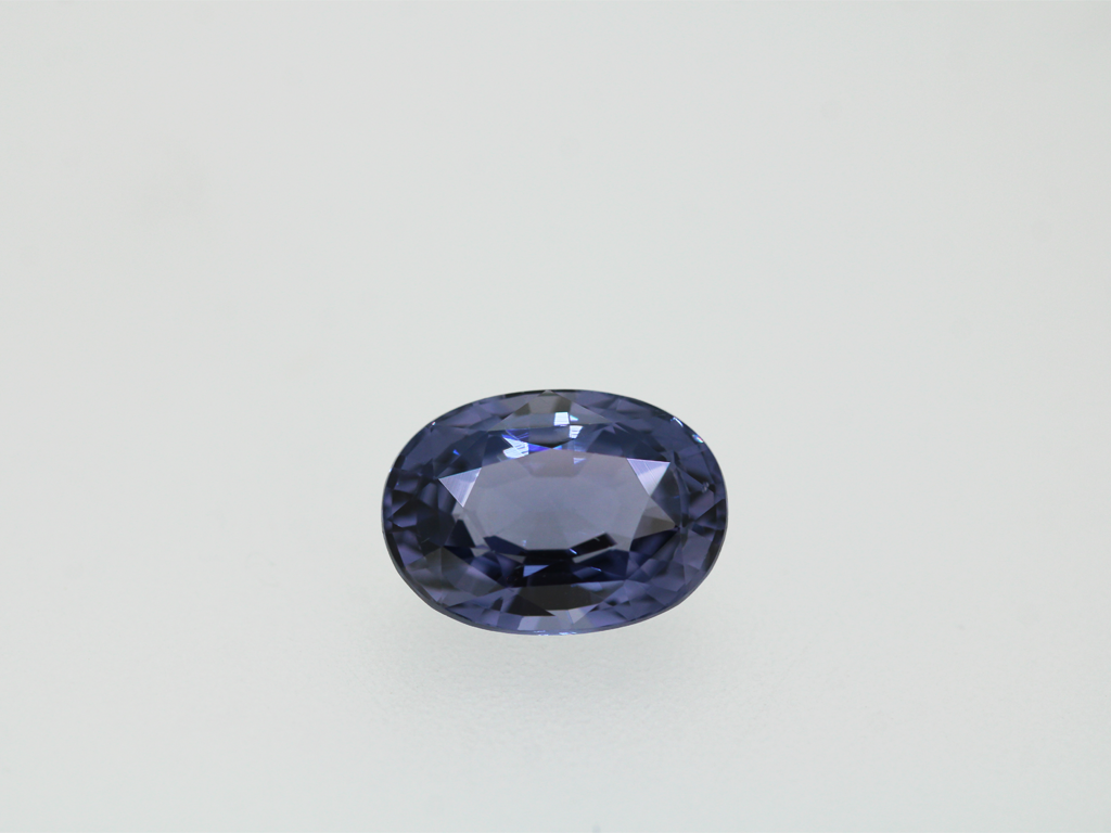 Spinelle bleu ovale 10.7x7.6mm 3.60cts