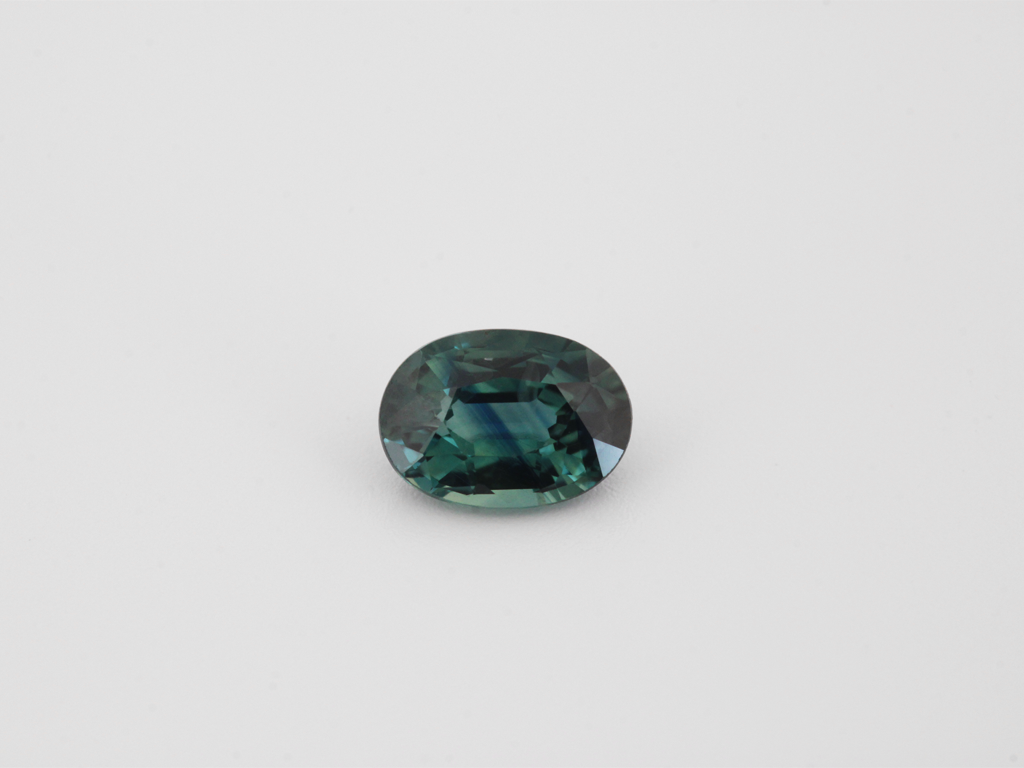 Saphir Teal Ovale 5.6x4.1mm 0.51ct