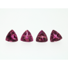 Tourmaline Rose Troïdia 6x6mm 0.70ct