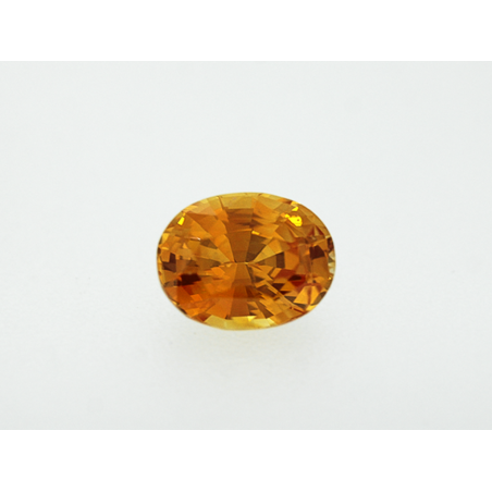 Saphir Orange Ovale 8x6mm 1.69cts